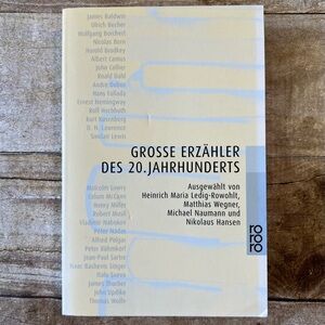 Grosse Erzähler des 20.‎ Jahrhunderts German Anthology Paperback 349922688X